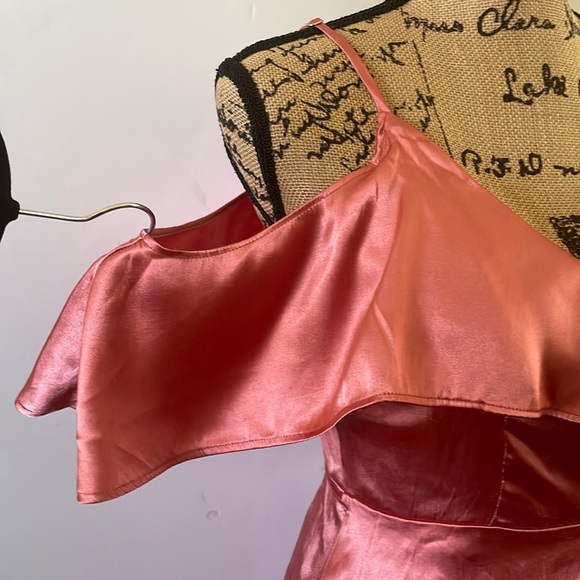💕SALE 4 for $10💕Forever 21 Elegant Pink Satin Dress* - Picture 5 of 5